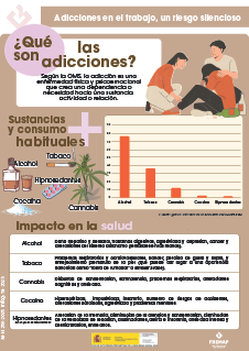 Adicciones en el trabajo, un riesgo silencioso. Sustancias y consumo más habituales
