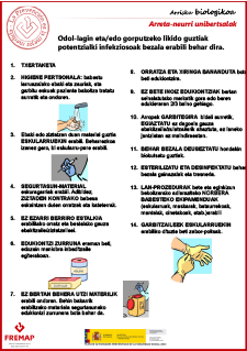 Normas de protección para el personal sanitario...Euskera