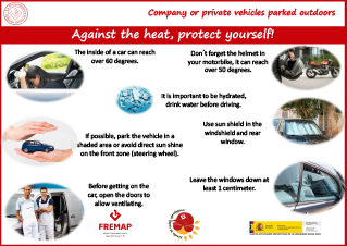 3. Against the heat, protect yourself