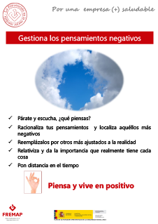 Gestiona los pensamientos negativos