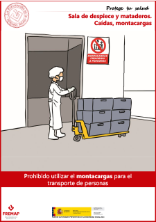 Salas de despiece y mataderos. Cáidas, montacargas.pdf