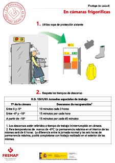 En cámaras frigoríficas sigue estas recomendaciones. ME.CAR.205.pdf