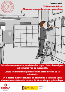 Seguridad en talleres mecánicos. almacén de piezas y recambios. ME.CAR.203.pdf