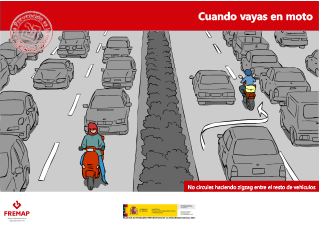 Cuando vayas en moto