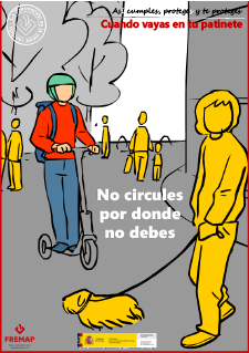 Cuando vayas en tu patinete