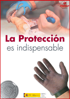 La protección es indispensable (guantes)