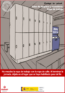 Salas de despiece y mataderos. Ropa de trabajo