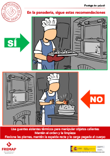 En la panadería, sigue estas recomendaciones