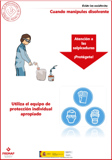 Cuando manipules disolvente