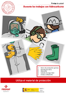 Durante los trabajos con hidrocarburos