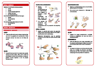 Protección de las extremidades superiores