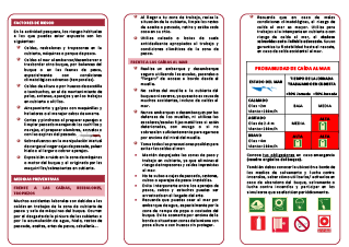 Recomendaciones básicas de SEGURIDAD EN EL TRABAJO en la actividad pesquera