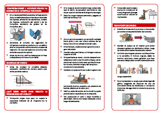 Manejo de carretillas elevadoras