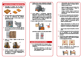 Operaciones con carretillas elevadoras