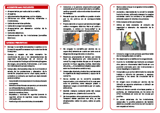 Manejo de carretillas elevadoras térmicas
