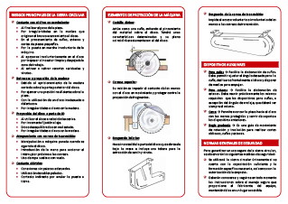 Recomendaciones para la prevención de riesgos en el manejo de sierras circulares